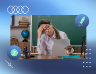 Imagem para ilustrar inadimplência escolas