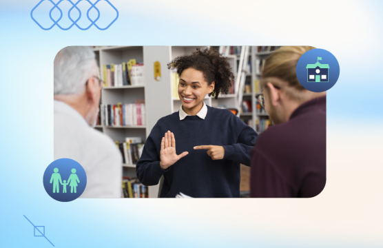 Ilustração para o Dia Internacional da Língua de sinais