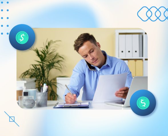 Homem fazendo planos para o trabalho na escola