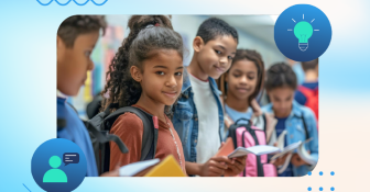 Crianças numa escola